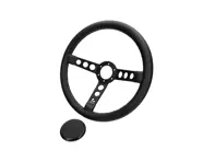 Volant Rennline en cuir de 360 mm de diamètre - I77.86-