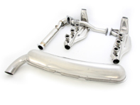 Système d'échappement et d'échangeur de chaleur à sortie unique Porsche 911 1984-89 - 93011116905, 93011118303, 93011118306, 93011323009, 93011323015, 93011323025, 93011323028, 93011104300, 93011104303, 93021102901