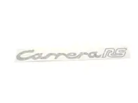 Rear lid 'CARRERA RS' sticker, in Black. Porsche 911 72-73 - 91155903603, 91155903602, 91155903601, 91155903600
