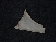 Engine shroud RIGHT - block-off plate for small fan housing. Porsche 914 GT - TK 211K, TK 211L, TK211K, TK211L