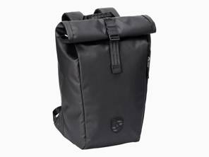 Schwarzer Rucksack mit „911“-Logo