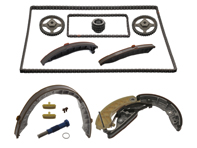 Kit catena distribuzione motore per albero a camme e pompa olio. Porsche 970 3.6L Panamera - 94810516902, 94610725201, 94810516910, 94610725801, 94810223111, 94610518000, 94810518111, 94810502312, 94810516612, 94610506800, 94810506510, 94610725300 - 45675, 59822Set, 90001147