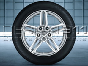 19' Cayenne Design II Alloy Wheels & Tyres Original Porsche - 95804460233, 95804460234, 95804460243, 95804460244