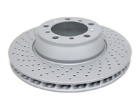 后制动盘转子。标准涂层 Z。保时捷 991.2 / 992（OE 零件编号 9P1615601 / 9P1615602 - 460.4512.20, 460.4513.20, 99135240301, 9P1615601, 99135240401, 9P1615602 - 460.4512.20, 460.4513.20