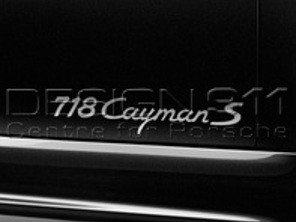718 CAYMAN Model designation on doors - 98204480011041, 98204480011V04