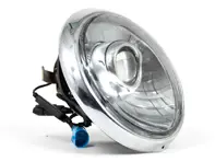 Kit de conversion de phare LED RHD avec réflecteur chromé et lentilles transparentes. Porsche 911 / 964 - 91163111200, 90163110101, 91163111202