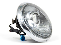 Kit de conversion de phare LED RHD avec réflecteur chromé et lentilles transparentes. Porsche 911 / 964 - 91163111200, 90163110101, 91163111202