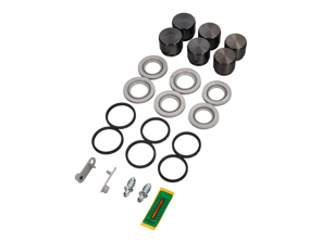 Performance Front Brake Caliper Piston and Seal Kit 34mm, 36mm and 38mm. Porsche 955 Cayenne 3.2ltr / 957 Cayenne 3.6ltr - 95535191501, 95535191502 - 673402