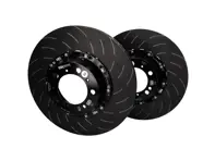 EBC Racing Tweedelige zwevende remschijven vooraan met SLOTTED voor Porsche - 38007063, 38007064, 99135140581, 99135140681, 99135140682 - SG2F016