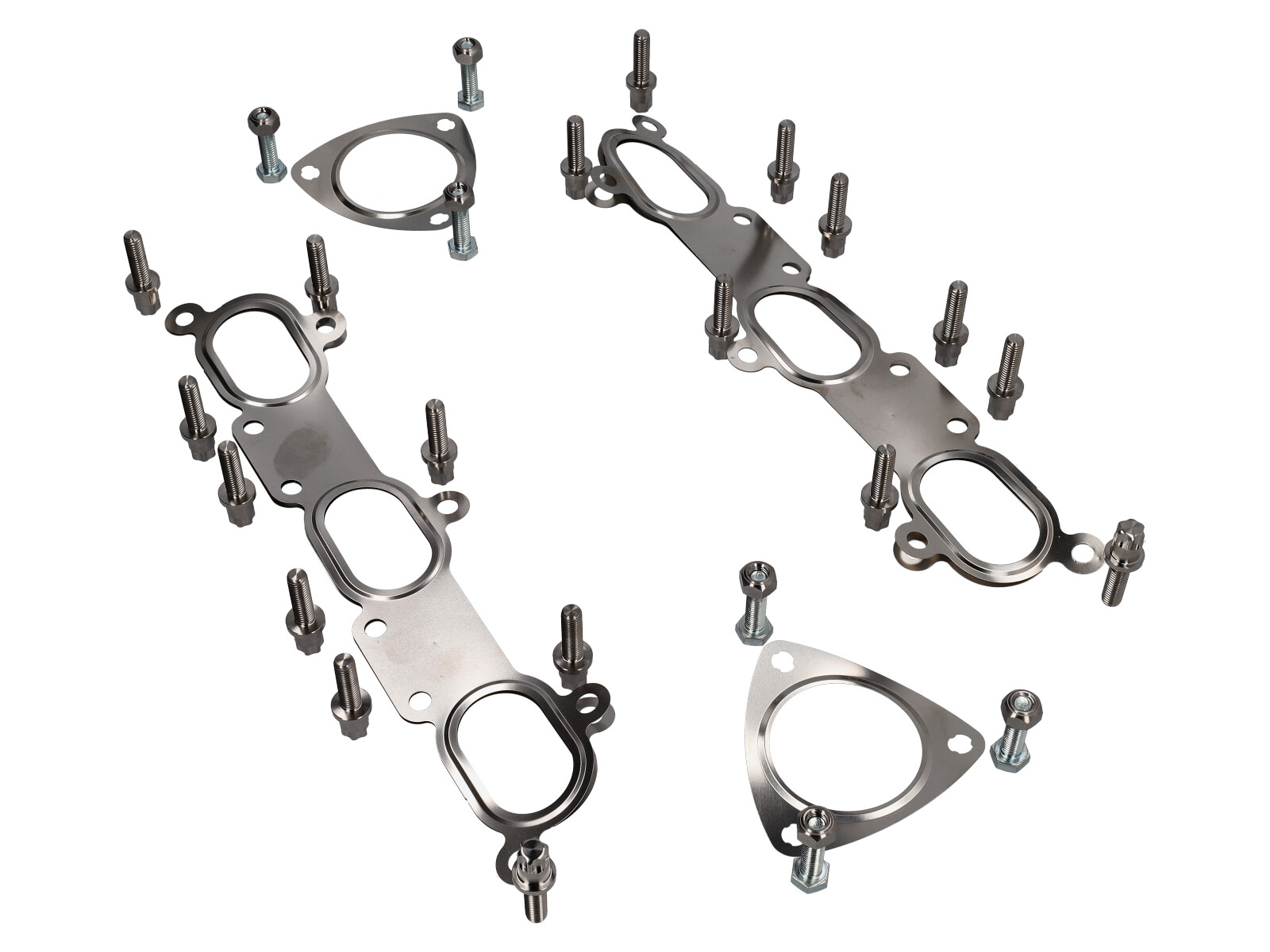 Exhaust manifold gasket, nut and bolt kit. Porsche 996 GT3