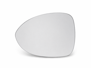 Door mirror glass (Flat), Left for LHD. Porsche 9YA Cayenne 2018>> / 95C Macan-e 2024>> - 9Y1857521