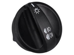 Headlight switch knob, Matt Black. Porsche 996 / 986 Boxster  2002>> - 99661353311A05, 99661353310A05