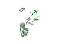 全套皮带轮和皮带套件 - 张紧器、支架、皮带轮、传动带和安装螺栓 - 适用于 2017-2019 年款保时捷 991-2 Carrera - 9A210221100, 0PB903308, 94810283900, 94810226100, 0PB903317, 99907324602, PAF008362, 99907341101, 9A700803500, 99907341201, PAF008361, 9A110221800, 0PB903137A, 9A110203001, 0PB145172, 9A110221200, 9A210201600, 0PB145201, 99907357901, PAF008343, 90038504801, PAF008128, 90038509101, PAF008152, 03G145291