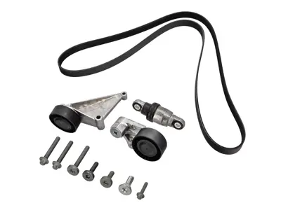 Complete poelie- en riemset - spanner, beugels, poelies, aandrijfriem en bevestigingsbouten - voor Porsche 991-1 Carrera zonder PDCC 2012-2016 - 9A110221101, 9A210221100, 0PB903308, 9A110221200, 99907357901, PAF008343, 94810283900, 94810226100, 0PB903317, 99907341101, 9A700803500, 99907324609, 99907324602, PAF008362, 99907341201, PAF008361, 9A110221800, 0PB903137A, 9A110203001, 0PB145172, 90038504801, PAF008128, 90038509101, PAF008152, 03G145291