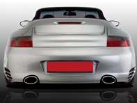 Aspecto turbo del paragolpes trasero. Porsche 911 (996) 1997-2006