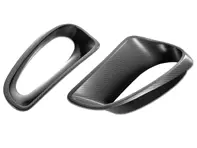 Entradas de aire del alerón trasero de fibra de carbono TechArt. Porsche 991 turbo / GT3 RS - 091.121.480.009, 091.121.480.009G, 99150437100E10, 99150437200E10