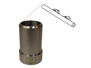 Boccola terminale per barra di torsione sinistra o destra. Porsche 911 63-89 - 1682400270, 591053, 1682400280, 591054, 1682000800 - 1682000800