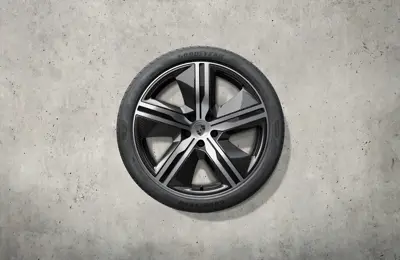 22" Macan Sommerradsatz im Exklusiv-Design, mit Aeroblades Carbon. Porsche Macan-e - 95C044660Q