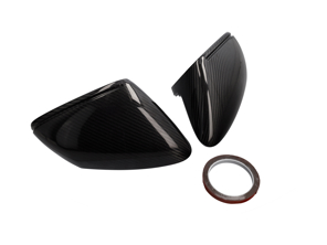 Cubiertas de retrovisores exteriores en fibra de carbono seca hacia la derecha. Porsche 992 / 9J1 Taycan - 992857527GG2X, 992857528GG2X - ML-ZDH435-PRO