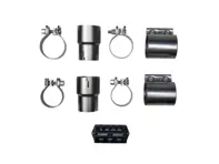 Auspuff-Montagesatz für 976 Panamera Slip-On Line Titan-Auspuffanlage. Porsche 976 Panamera V6 - P-MF1052