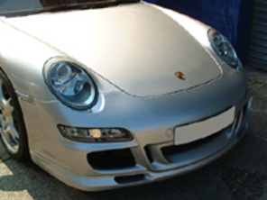 Pare-chocs avant aéro. Porsche 997 2004-08 (référence OE 99750596108 / 99750596109) - 99750596100, 99750596101, 99750596108, 99750596109