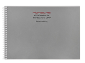 Bestuurdershandleiding voor Porsche 911 (964) Turbo / Carrera 2/4, MY 93, in het Engels - WKD96402093