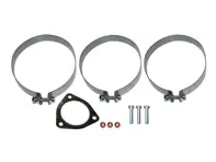 Kit de montage avec 3 sangles pour échappement arrière. Porsche 911 1975-83 - 90111115704 - 92.201KIT, 1621700210