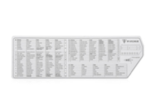 Fusible y relé de la tarjeta de componentes. Porsche 911 Carrera (1987-88) - 91161224302