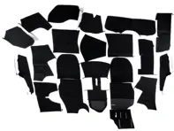 适用于保时捷 911 74-84 Coupe 左舵车型的全套内饰地毯。