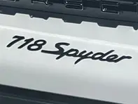 '718 Spyder' Rear Badge for Porsche 718 (982) Boxster Spyder - 98204480083041