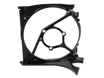 Boîtier de ventilateur et support pour radiateur à eau. Porsche 991.2 / 982 Boxster / 982C Cayman - 9P1121383, 9P1121383A, 9P1121383B, 9P1121384, 9P1121384A, 9P1121384B