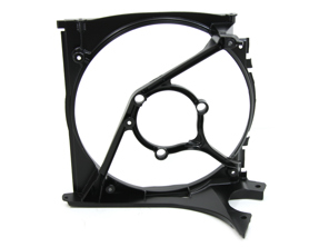 Ventilatorhuis en beugel voor waterradiator. Porsche 991.2 / 982 Boxster / 982C Cayman - 9P1121383, 9P1121383A, 9P1121383B, 9P1121384, 9P1121384A, 9P1121384B