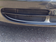 前保险杠侧格栅金属丝网套件。保时捷 996 Gen 1