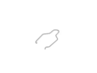 Molla di fissaggio per tubo flessibile del radiatore anteriore. Porsche 996 e 997 Turbo / GT2 - 99610680215