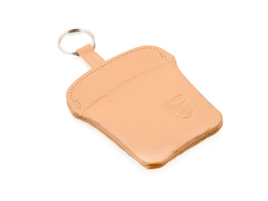 Estuche para llaves de cuero Porsche, beige cachemira - PCG044100004YU, PCG044100014YU