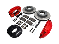 制动卡钳和盘“Big Reds”前升级套件适用于保时捷 911 69-73 - FVD351964499ALU