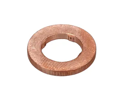 Anillo de sellado metálico para boquilla de inyector de combustible. Porsche 957 / 958 Cayenne Diesel 3.0L V6 2009-2011 - 95511051900 - A1640103, 173.190