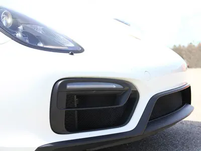 Rennline Frontstoßstangen-Grillkit aus Drahtgeflecht. Porsche 981 Cayman/Boxster GTS - E173, E173.169, E173169