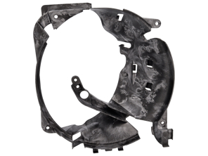 Motorkap voor waterradiator. Porsche 991.2 / 982 Boxster / 982C Cayman - 9P1121333, 9P1121334