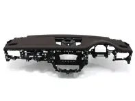 Dashboard panel trim, in Espresso, Leather. Porsche 95B.2 Macan RHD - 95B857003BB6J0, 95B857003, 95B857003BB