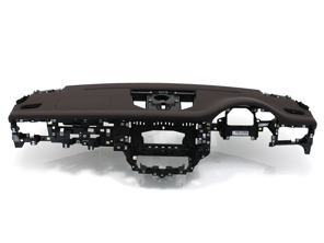 Armaturenbrettverkleidung, in Espresso, Leder. Porsche 95B.2 Macan RHD - 95B857003BB6J0, 95B857003, 95B857003BB