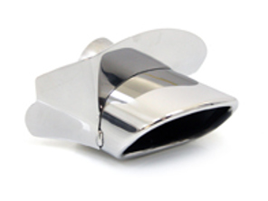 Tuyau d'échappement. Look Porsche 993 Carrera S/4S Turbo - 9311125157, 9311125152