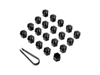 Radschraubenabdeckungen Schwarz. Porsche 996/986/987/997/Cayman