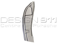 Deurslotstijl (hoge spits). Porsche 356A T1 - P128T1L, P128T1R, PP128T1L, PP128T1R, 64450204100, 64450204200