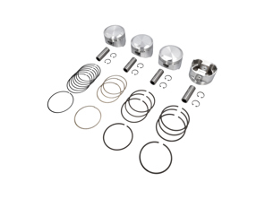 Zuigerset, JE gesmeed 86 mm. Porsche 356C /912 - 008 11 86JEP, 0081186JEP