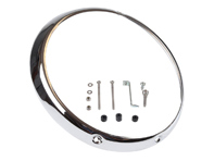 Enjoliveur extérieur de phare, Chrome. Porsche 911 1965-86 - 91163193300, 90163110201, 91163112900 - HDL-901-RIM, 1695151700