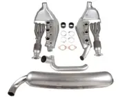 Échappement sport avec convertisseur catalytique, kit de conversion 2 en 1. Porsche 911 3,2 litres 1984-89 - 93011104300, 93021102901 - 1620802810