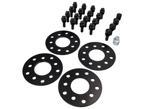 Wheel Spacers 5mm Porsche 5/130 stud Pattern long bolt & locking Kit - 360800B005, WHT004676A, 971698030B