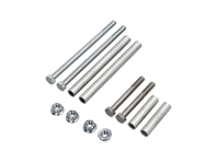 Auspuffhalter-Montagesatz (12 Teile) Porsche 996 / 997 / 997.2 - 99611123000, 90037810501, 90037818301, 99611123100, 90038000501