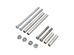 Kit de montage de supports de silencieux d'échappement (12 pièces) Porsche 996 / 997 / 997.2 - 99611123000, 90037810501, 90037818301, 99611123100, 90038000501